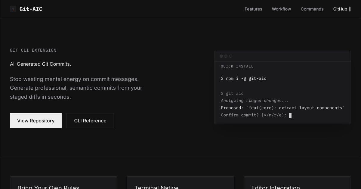 Git-AIC preview